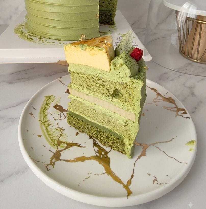 Matcha Brulee Cake - Image 2